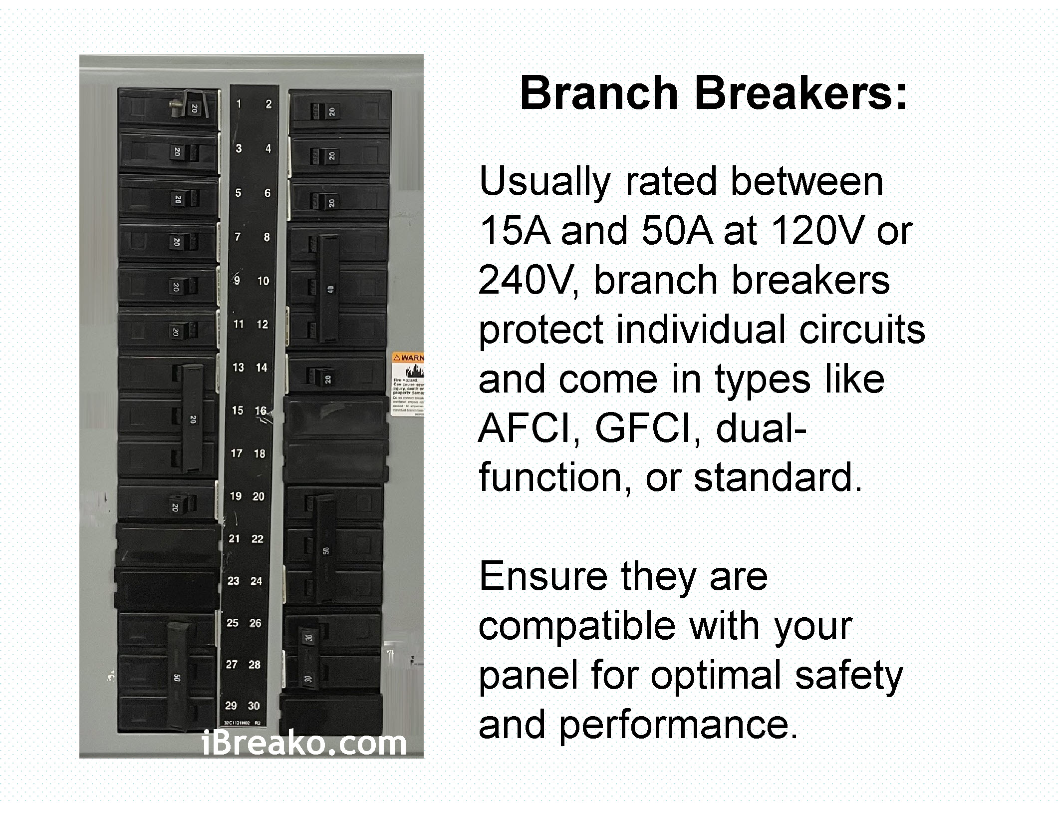 Branch Circuit Breakers